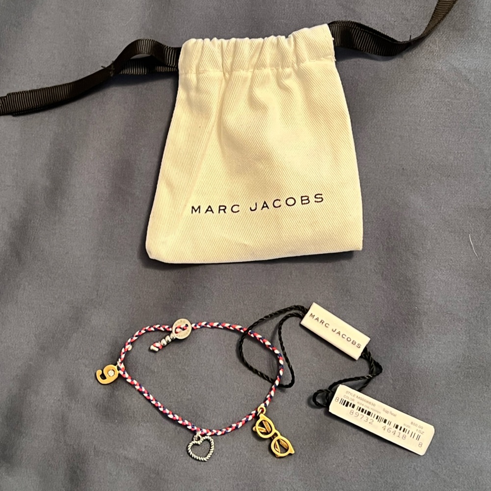 NWT Adjustable String Marc Jacobs Bracelet